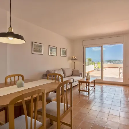 En La Playa De Riells Con Terraza Grande, Parking Y Wifi - Es-325-2